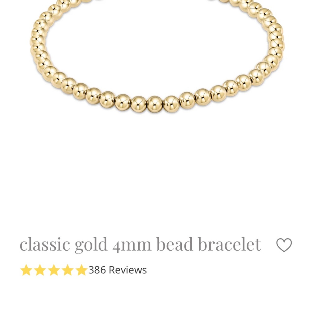 Elegant Gold filled 4mm E Newton Bead Bracelet “Extends”❤️